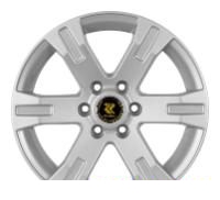 Wheel RepliKey RK839S Silver 16x6.5inches/6x114.3mm - picture, photo, image