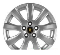 Wheel RepliKey RK9906 Silver 15x6.5inches/5x114.3mm - picture, photo, image
