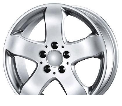 Wheel Rial DE Silver 17x8inches/5x120mm - picture, photo, image