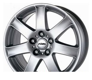 Wheel Rial Flair Light Silver 17x7.5inches/5x114.3mm - picture, photo, image
