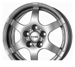 Wheel Rial Giro Super Silver 15x6.5inches/4x100mm - picture, photo, image