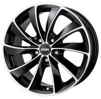 Rial Lugano Diamond Black Polished Wheels - 16x6.5inches/4x100mm