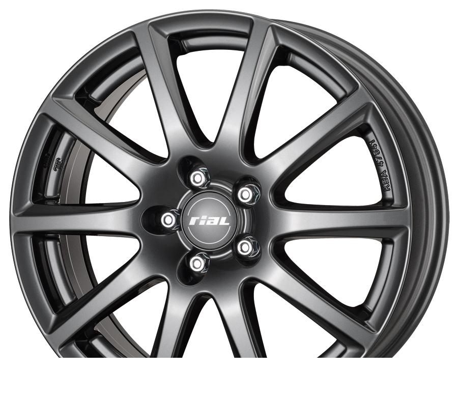 Wheel Rial Milano titanium 15x6.5inches/4x108mm - picture, photo, image