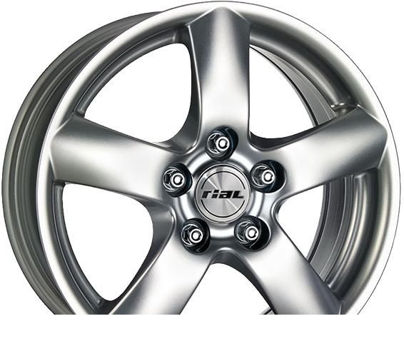 Wheel Rial Oslo polar silber 15x6.5inches/4x100mm - picture, photo, image