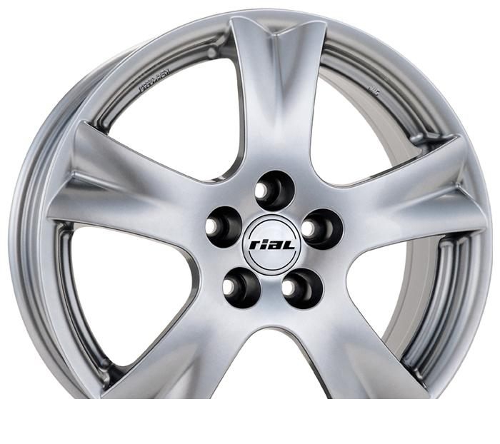 Wheel Rial Trigon Super Silver 15x6inches/4x100mm - picture, photo, image