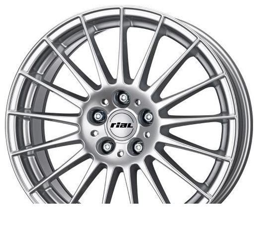 Wheel Rial Zamora Royal Silver 17x7.5inches/4x100mm - picture, photo, image