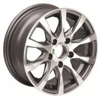 Roner LD07 Silver Wheels - 14x6inches/4x98mm