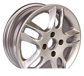 Wheel Roner RN0507 Silver 14x5.5inches/4x100mm - picture, photo, image