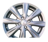 Wheel Roner RN1009 S 6*15/4*100 d54,1 ET48(SOLARIS) 15x6.5inches/4x100mm - picture, photo, image