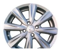 Wheel Roner RN1009 Silver 15x6.5inches/4x100mm - picture, photo, image
