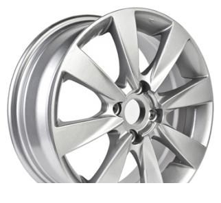 Wheel Roner RN1017 Silver 15x6inches/4x100mm - picture, photo, image