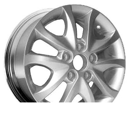 Wheel Roner RN1202 Silver 15x5.5inches/5x114.3mm - picture, photo, image