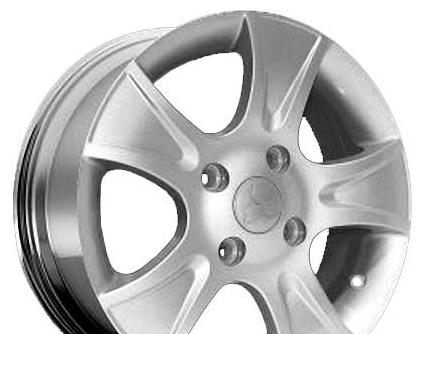Wheel Roner RN1806 Silver 15x6inches/4x114.3mm - picture, photo, image