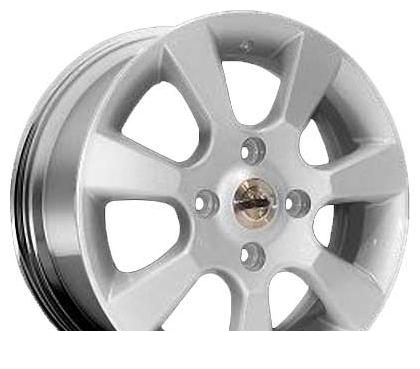 Wheel Roner RN1908 Silver 15x5.5inches/4x114.3mm - picture, photo, image