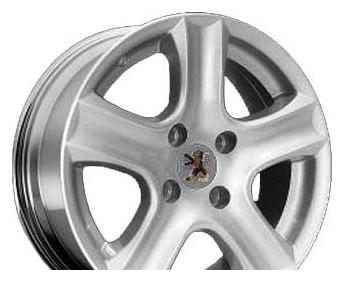 Wheel Roner RN2103 Silver 15x6.5inches/4x108mm - picture, photo, image