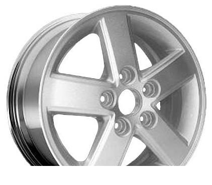 Wheel Roner RN2801 Silver 15x6inches/5x114.3mm - picture, photo, image