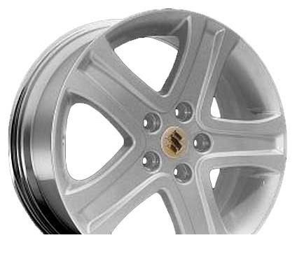 Wheel Roner RN2802 Silver 17x6.5inches/5x114.3mm - picture, photo, image