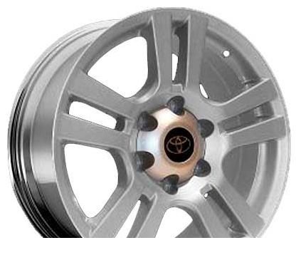 Wheel Roner RN2901 Silver 17x7.5inches/6x139.7mm - picture, photo, image
