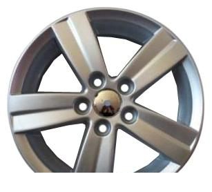 Wheel Roner RN3019 Silver 14x5inches/5x100mm - picture, photo, image