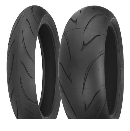 Motorcycle Tire Shinko 011 Verge 120/70R17 58W - picture, photo, image