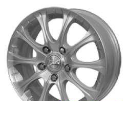 Wheel Skad Dzhoker Antracit-Diamond 15x6inches/4x100mm - picture, photo, image