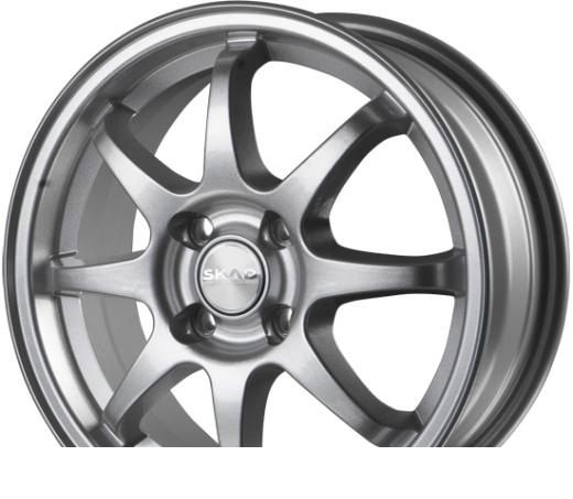 Wheel Skad Forvard White 15x6inches/4x100mm - picture, photo, image