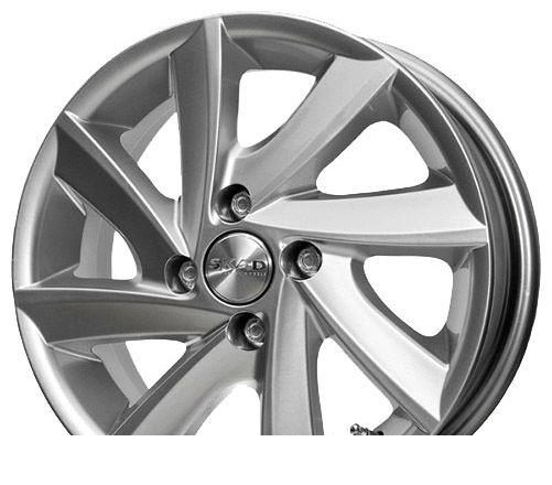 Wheel Skad Tajfun Spark-Silver 14x5.5inches/4x100mm - picture, photo, image