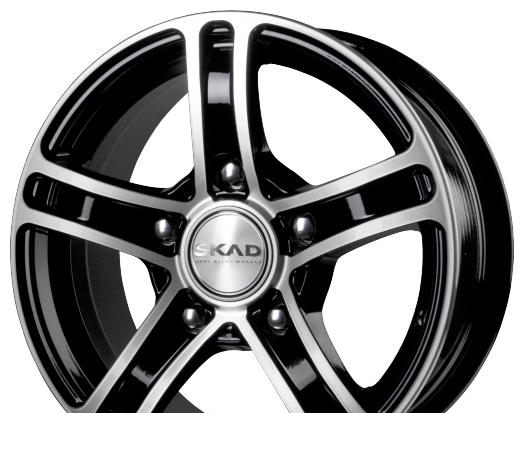 Wheel Skad Trofi Black-Matt 15x6inches/5x139mm - picture, photo, image