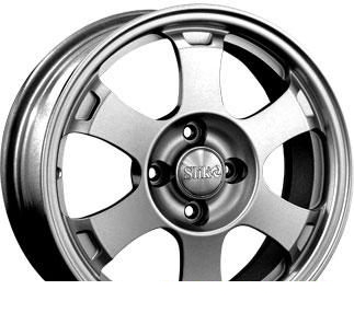 Wheel Slik L 547 Black 15x6inches/4x114.3mm - picture, photo, image
