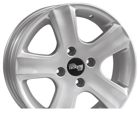 Wheel Tech Line TL519 Silver 15x6inches/4x108mm - picture, photo, image