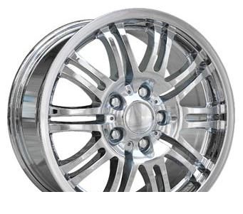 Wheel TG Racing LRA 015 Chrome 17x8inches/5x120mm - picture, photo, image