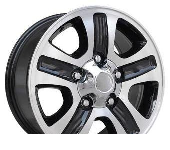 Wheel TG Racing LYC 007 Black 16x8inches/5x150mm - picture, photo, image