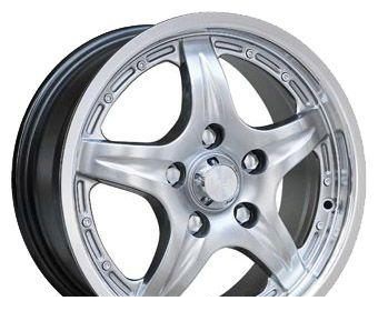 Wheel TG Racing LYN 002 Black 14x6inches/4x100mm - picture, photo, image