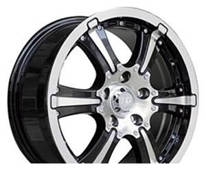 Wheel TG Racing LYN 003 Silver 14x6inches/4x100mm - picture, photo, image