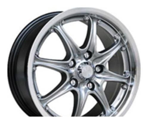 Wheel TG Racing LYN 004 Super Black 14x6inches/4x100mm - picture, photo, image