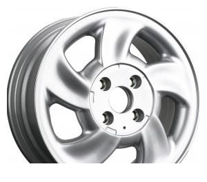 Wheel TG Racing LZ 011 Silver 14x5.5inches/4x100mm - picture, photo, image