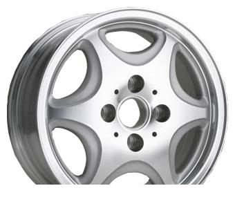 Wheel TG Racing LZ 016 Silver 14x6inches/4x98mm - picture, photo, image