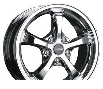Wheel TG Racing LZ 033 Chrome 16x7inches/5x114.3mm - picture, photo, image