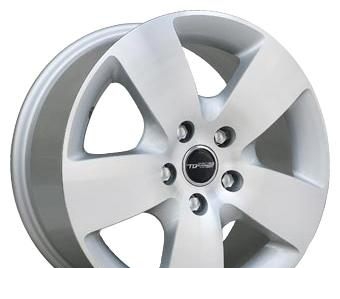 Wheel TG Racing LZ 036 Silver 16x7inches/5x114.3mm - picture, photo, image