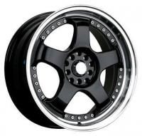 TG Racing LZ 081 BLK POL/LIP Wheels - 15x6.5inches/5x100mm