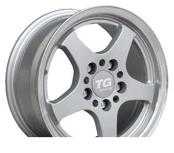 Wheel TG Racing LZ 095 SIL POL/LIP 16x7inches/4x114.3mm - picture, photo, image