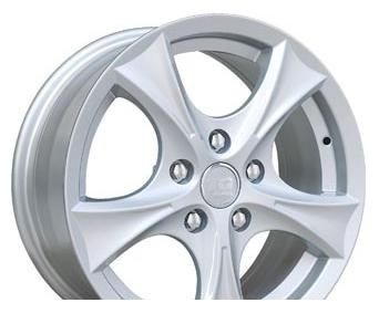 Wheel TG Racing LZ 161 HYPER SILVER 16x7inches/5x100mm - picture, photo, image