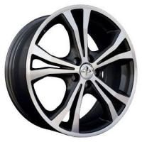 TG Racing LZ 177 MATT BLK POL Wheels - 18x7.5inches/5x114.3mm