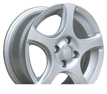 Wheel TG Racing LZ 200 Black 14x6inches/4x100mm - picture, photo, image