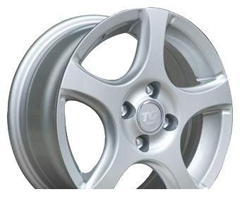 Wheel TG Racing LZ 200 SILVER 15x6.5inches/4x108mm - picture, photo, image