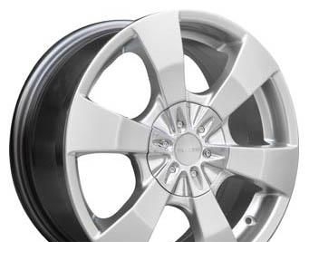 Wheel TG Racing LZ 206 Silver 16x6.5inches/4x114.3mm - picture, photo, image