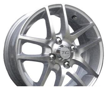 Wheel TG Racing LZ 245 BLK POL 14x5.5inches/4x100mm - picture, photo, image