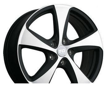 Wheel TG Racing LZ 251 BLK POL 15x6inches/4x100mm - picture, photo, image