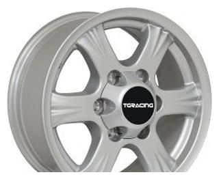 Wheel TG Racing LZ 299 SILVER+POLISH LIP 16x7inches/6x139.7mm - picture, photo, image