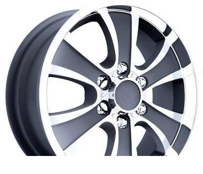 Wheel TG Racing LZ 304 BLK POL 18x7.5inches/6x139.7mm - picture, photo, image